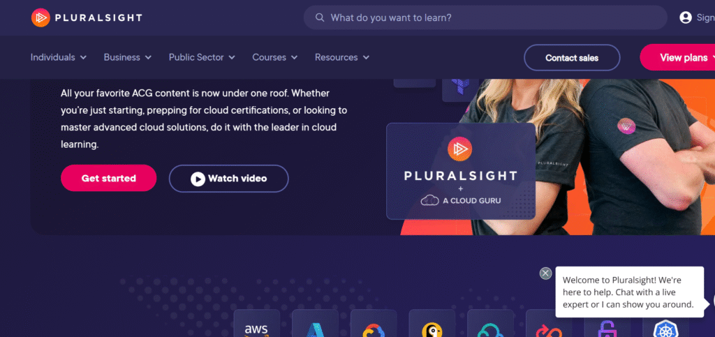  Pluralsight (with A Cloud Guru)