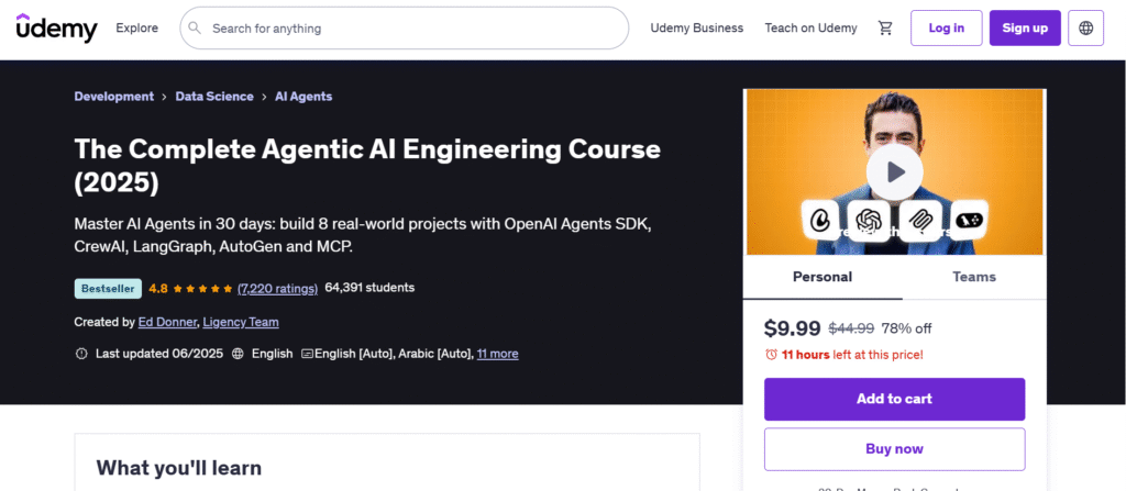 The Complete Agentic AI Engineering Course 